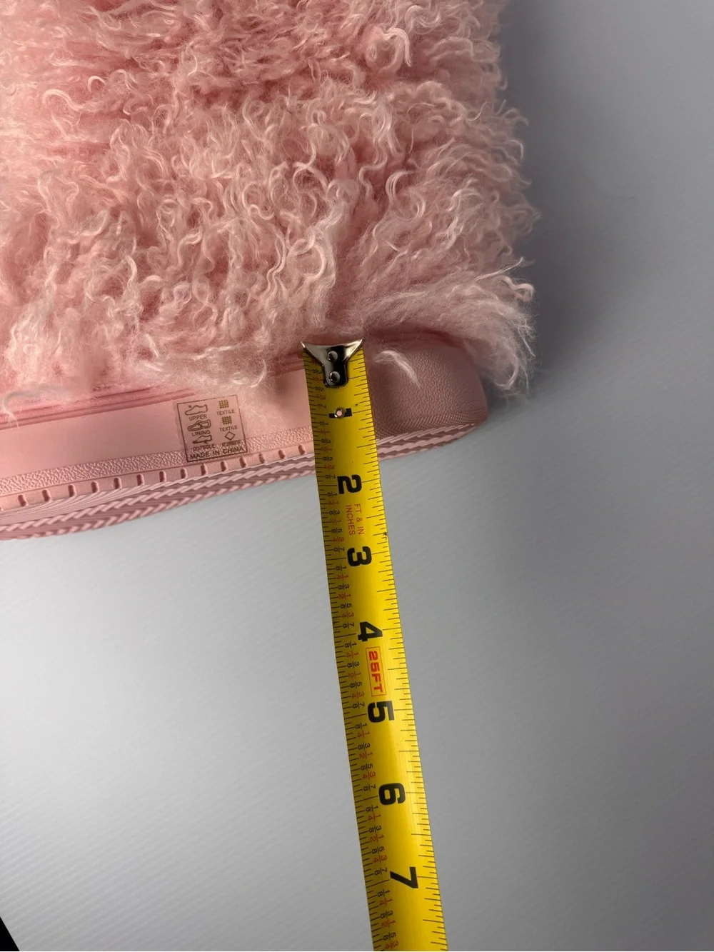 Azalea Wang TEMPLETON Pink Furry Thigh-High Boots – NIB 💕✨
